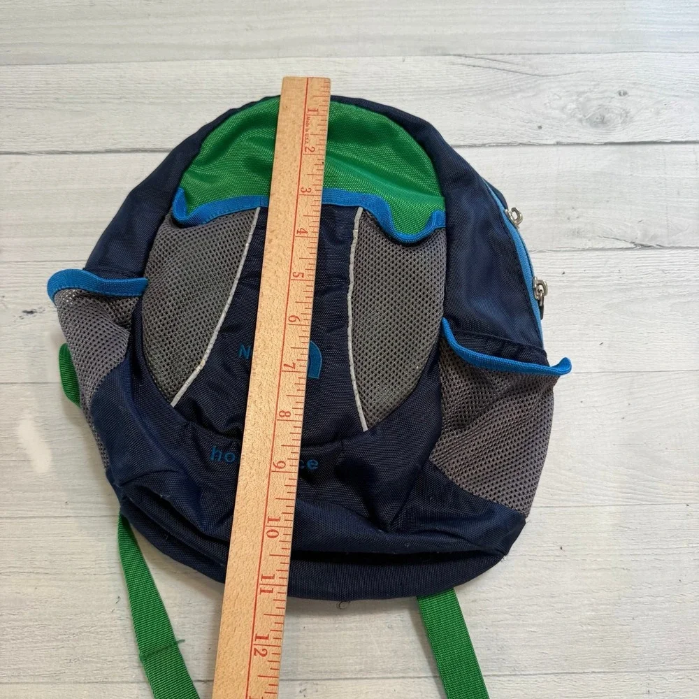 The North Face Homeslice Toddler kids‎ Back Pack Youth School Hiking blue green